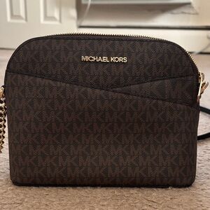 Michael Kors Dark Brown Crossbody Bag